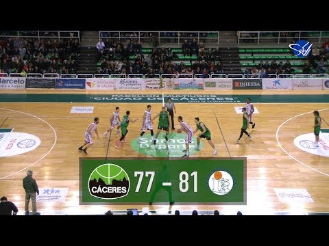 Resumen: Cáceres Patrimonio de la Humanidad - Sammic Hostelería [LEB Oro 17/18]