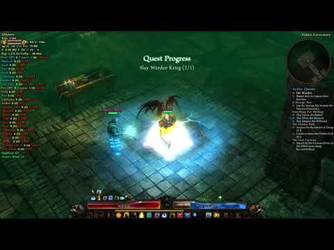 Pure Monk "Path of Grim Dawn - MOD" vs Krieg