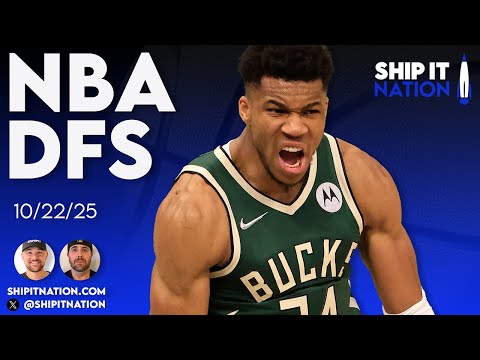 NBA Show | October 22, 2025 | DraftKings DFS Picks, Plays and Process