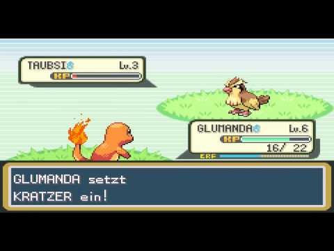Let's Play Pokémon Feuerrot [Part 1 - Glumanda und der Pokédex! / German]
