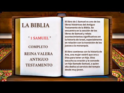 ORIGINAL: LA BIBLIA PRIMER LIBRO DE " 1 SAMUEL " COMPLETO REINA VALERA ANTIGUO TESTAMENTO