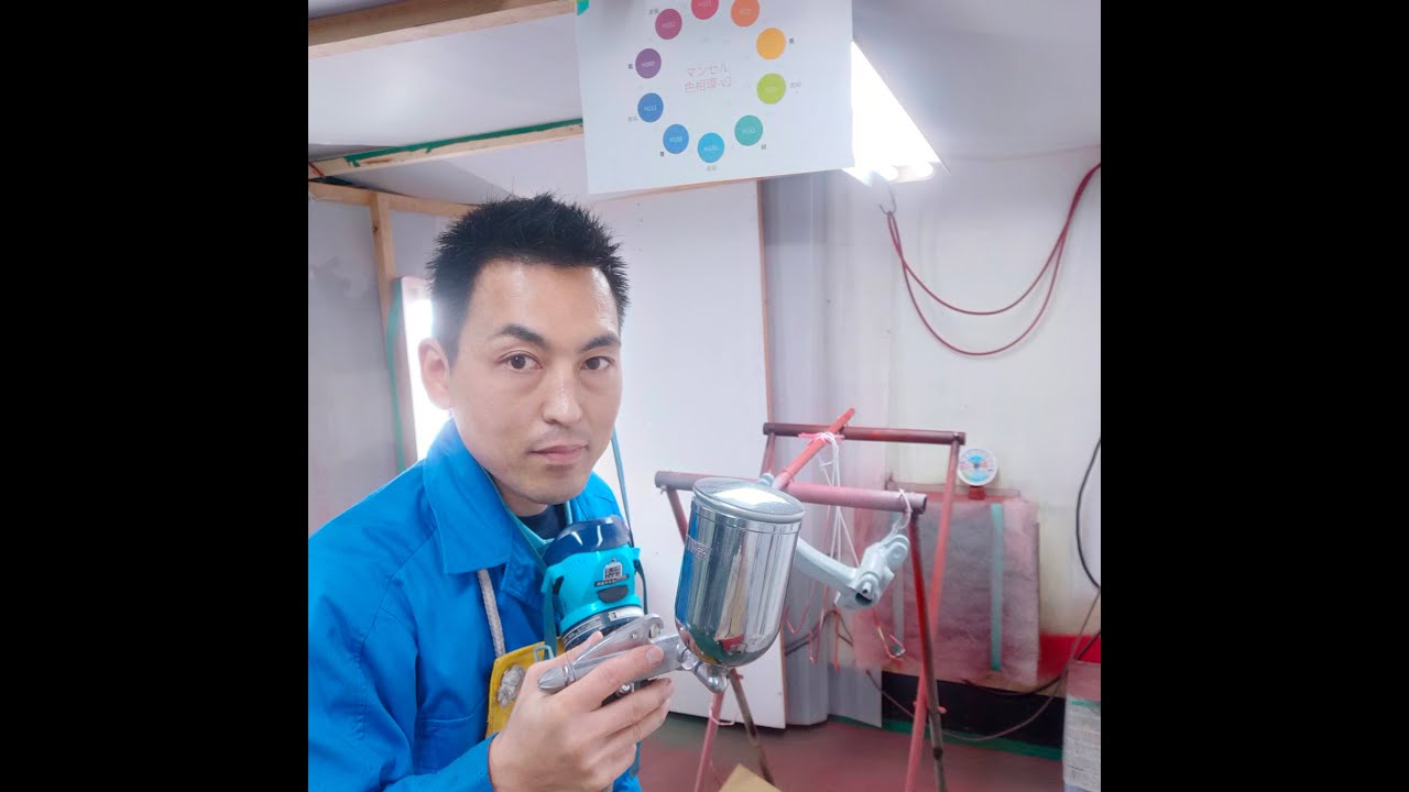 トルエンシンナーで洗ったネジ切り旋盤レッキスN40Aをシルバーに塗装する、サカモトサービス作業日記Vlog2022年11月2日あと59日