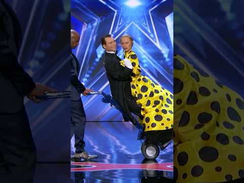 these mannequins were wheeled out on stage... then suddenly started moving!
