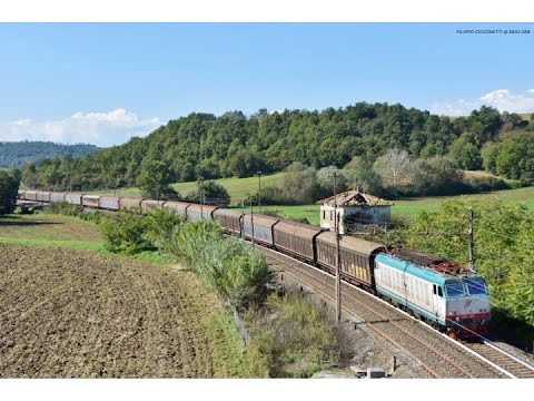 Treni merci e passeggeri sulla LL Roma - Firenze (Collevecchio)