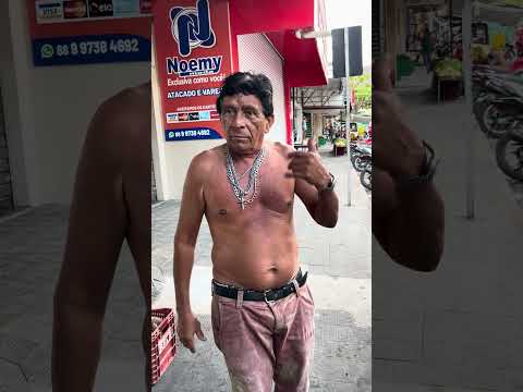 Careca vendedor ambulante de Itapipoca Ceará e show papai