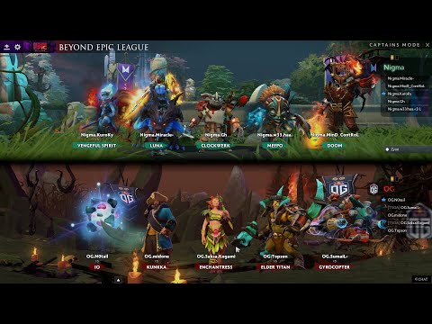OG vs Nigma - Game 3 | Beyond Epic League | Full Game Replay