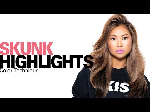 How To : skunk highlights by AnnaSofie & Natasja...