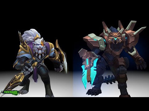 SENTINEL vs MECHA Rengar Skin Model Comparison