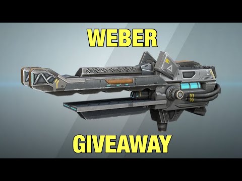 War Robots WEBER GIVEAWAY + Sniper Weber-Volt Ares Gameplay Quick Demo