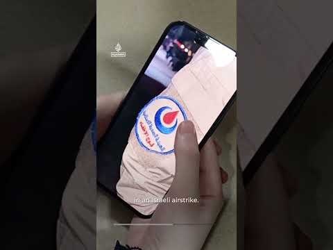 Lebanese nurse refuses to leave her post at hospital despite loses | AJ #shorts