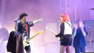 Green Day - Jinx plays guitar - Hella Mega Tour Huddersfield John Smith Stadium 25 June 2022