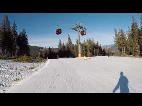 Skiing 2023, Chopok, blue piste 10 and 10a to Otupne