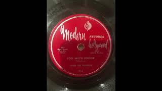 John Lee Hooker - Too Much Boogie (Modern 916)