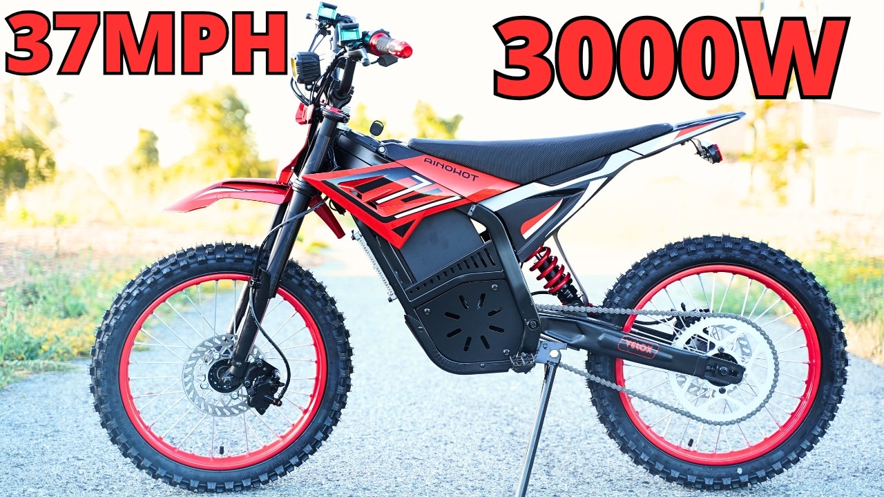 INSANE 3000W Electric Dirt Bike - Ainohot Velox Unboxing, Assembly, Test Ride & Complete Review