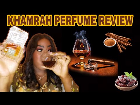 KHAMRAH BY LATTAFA PERFUME REVIEW 🥃|| BETTER THAN ANGELS' SHARE? 👀 || BOOZY & SWEET || COCO PEBZ 🤎