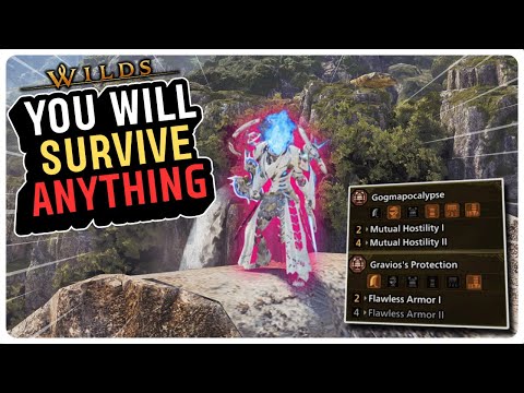 THIS BUILD MAKES YOU UNTOUCHABLE THANKS TO GOGMA AND GRAVIOS ARMOR in Monster Hunter Wilds!