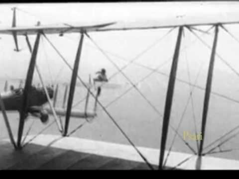 Flapper on Plane,  The roaring 1920's -  Part 2 Kick them Legs Flappers