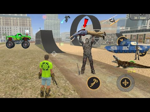 Vegas Crime Simulator(Vegas Hero Fight Merchant Killer)Villain on Stunt Ground - Android Gameplay HD