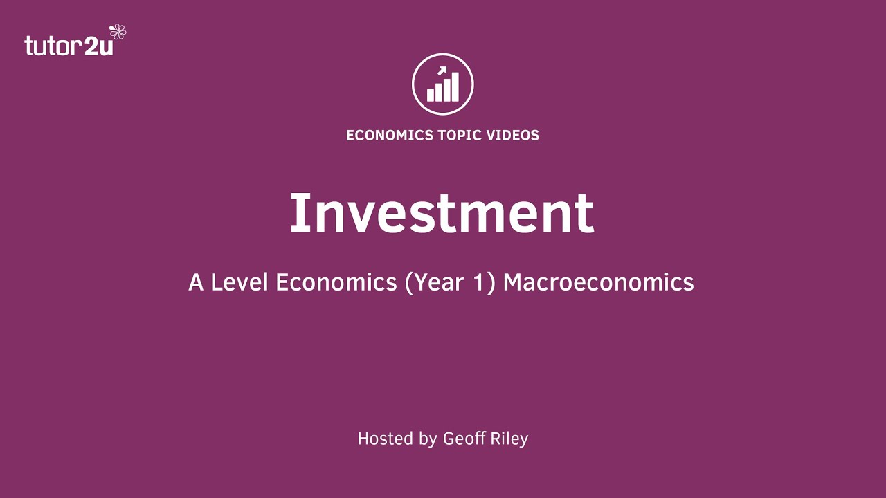 Investment and Aggregate Demand