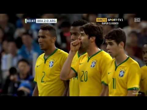 Ricardo Kaká vs Argentina 11 10 2014 HD 720p