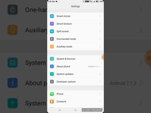 How to open DEVELOPER option in phone