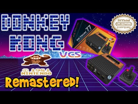 Donkey Kong VCS Homebrew On The Hyperkin Retron 77