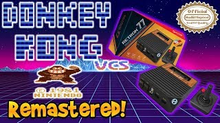 Donkey Kong VCS Homebrew On The Hyperkin Retron 77