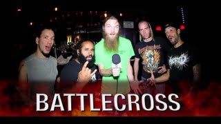 BATTLECROSS: Full Band Interview At Metal Blade Records' 30 Year Anniversary Show In New York City!