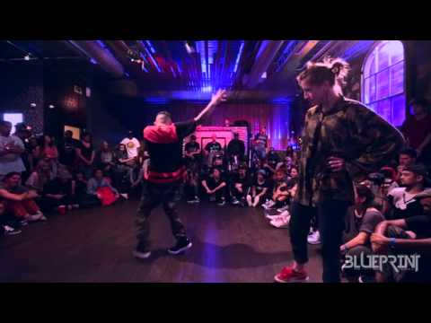 The Blueprint 2016 - House Dance Top 8 -  Angelo vs Loryane
