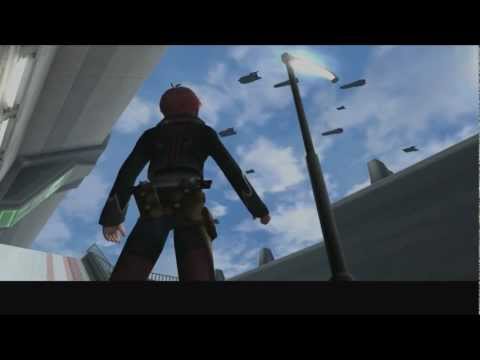 Xenosaga III HD Cutscene 180 - URTVs Descend (Miltia City) - JAPANESE - REGULAR MODE