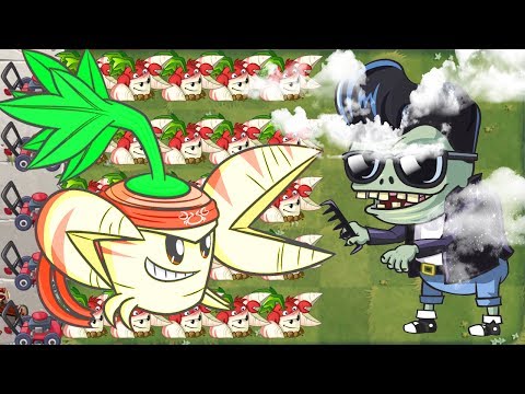 Plants vs Zombies 2 Mod - Parsnip Power Up Vs Gargantuar BOOSTED Zombies Epic Quest Gameplay