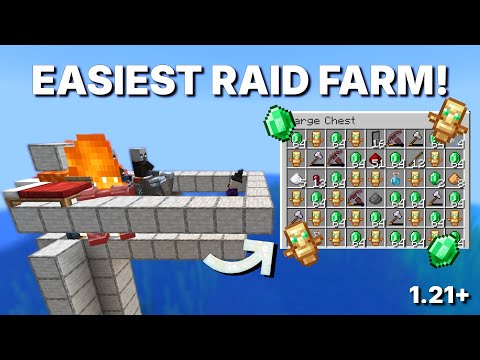 MINECRAFT: EASIEST RAID FARM! (1.21+ Tutorial)