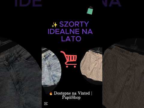 ☀️ Szorty idealne na lato – must-have z Vinted! #PapiShop #haulvinted #koszulki #linkwbio