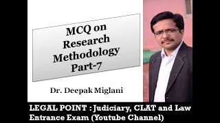 Download Lagu MCQ on Research Methodology Part 7 by Deepak Miglani Thumbnail