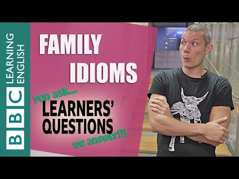 Family idioms - Learners' Questions