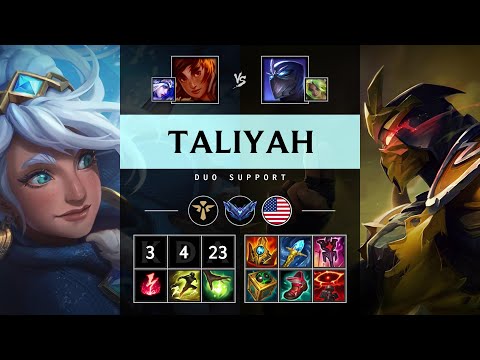 Taliyah Support vs Shen - NA Diamond Patch 25.17