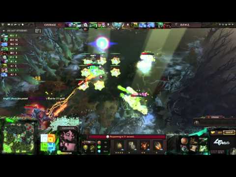 Битва четырех. Полуфинал лузеров. Courage vs D.P.W.Z