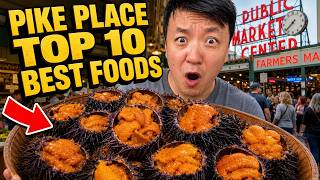 Top 10 MUST TRY FOODS at Seattle's FAMOUS Pike Place Market!