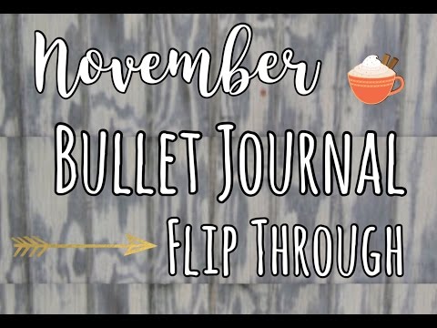 November Bullet Journal Flip Through - Leuchtturm1917 Notebook | The Green Notebook