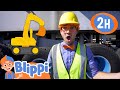 Construction Vehicle Safety For Kids With Blippi 2 Hours Of Blippi Educational Videos For Kids