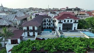 Morning at the Tembo House Hotel in Zanzibar 4k 60fps
