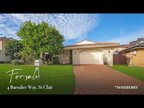 4 Barrallier Way, St Clair, NSW 2759, 3 slaapkamers, 1 badkamers, House
