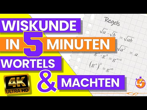 WISKUNDE IN 5 MINUTEN –  Wortels en machten
