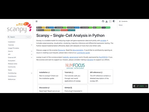 Single-cell RNA-seq analysis with Scanpy