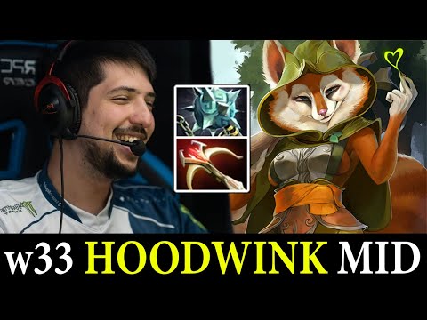 w33 TRAINING HARD WITH HOODWINK | Dota 2 Pro Players Clips