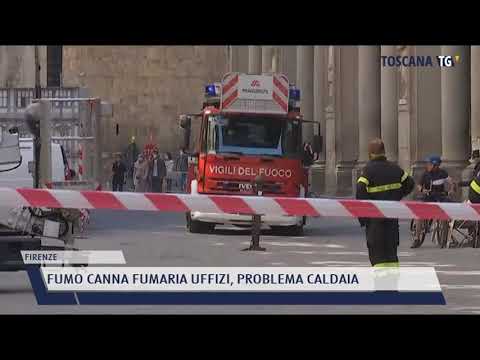 2021-05-26 FIRENZE - FUMO CANNA FUMARIA UFFIZI, PROBLEMA CALDAIA