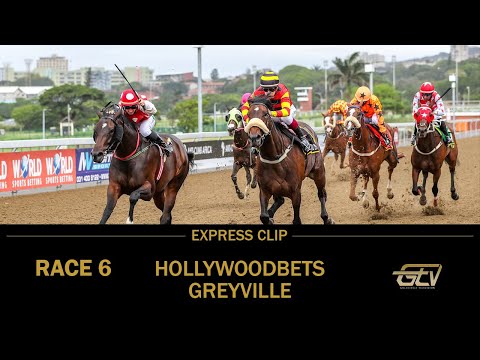 20220403 Hollywoodbets Greyville express clip Race 6 won by SUPREME QUEST