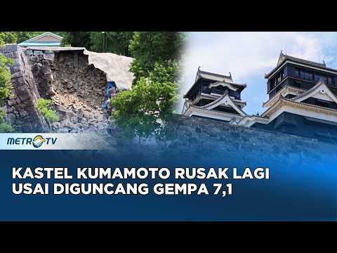 Kastel 400 Tahun Jepang Rusak Lagi Usai Gempa Dahsyat