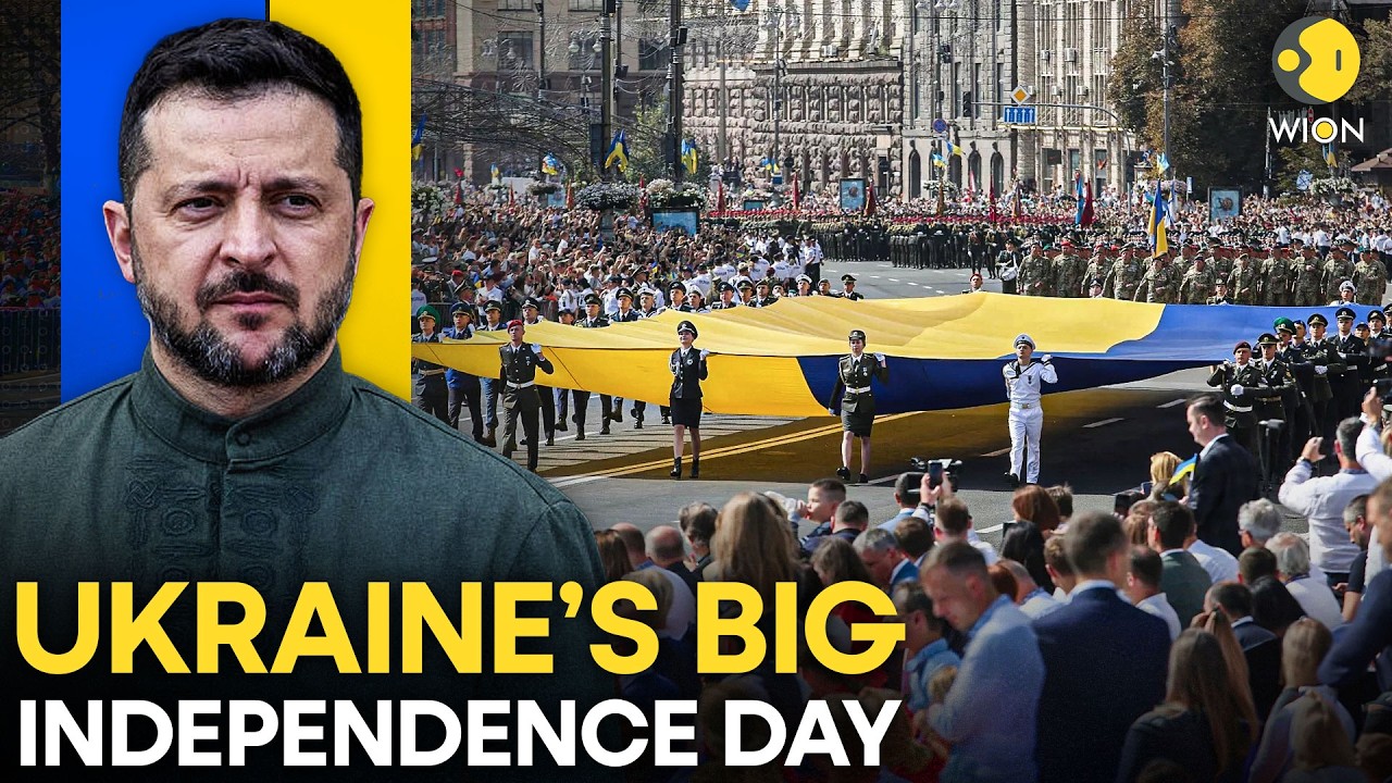 LIVE: Zelenskiy Hosts UK's Burnham and Others for Ukraine's Independence Day | WION Live