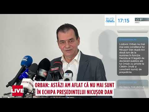 Orban a spus de ce a fost demis de Nicușor Dan. Ce l-a deranjat pe președinte: „Mi se pare un fleac”